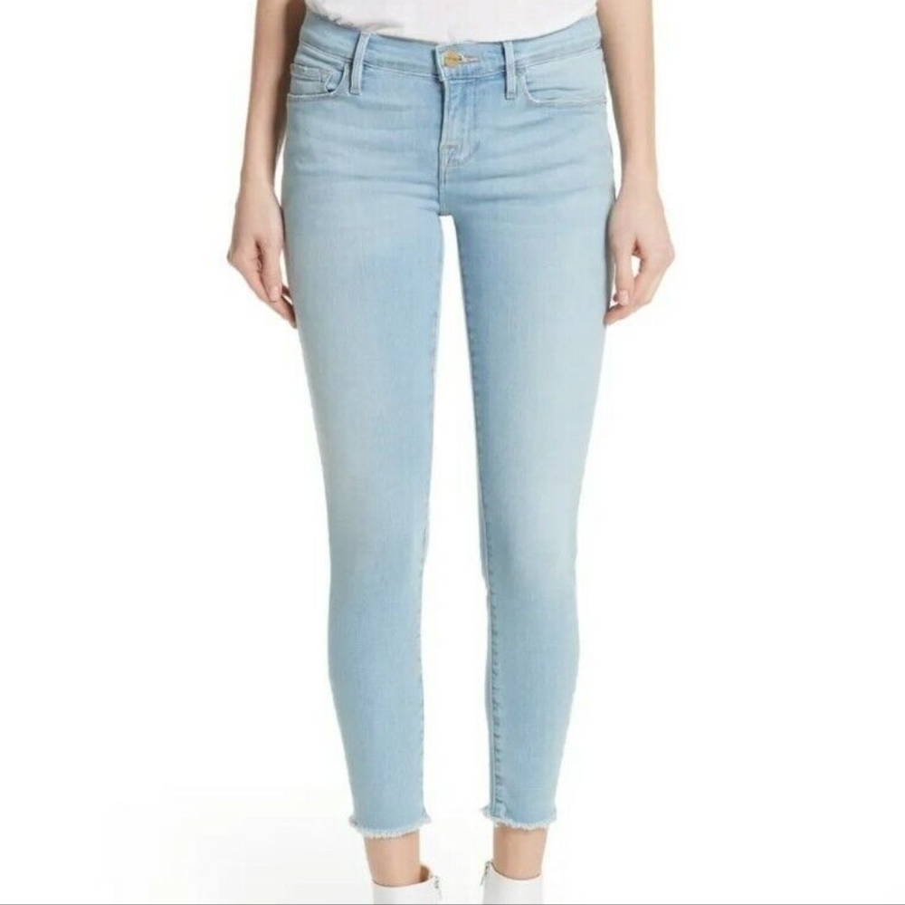 Frame Le Skinny De Jeanne Crop Denim Pants